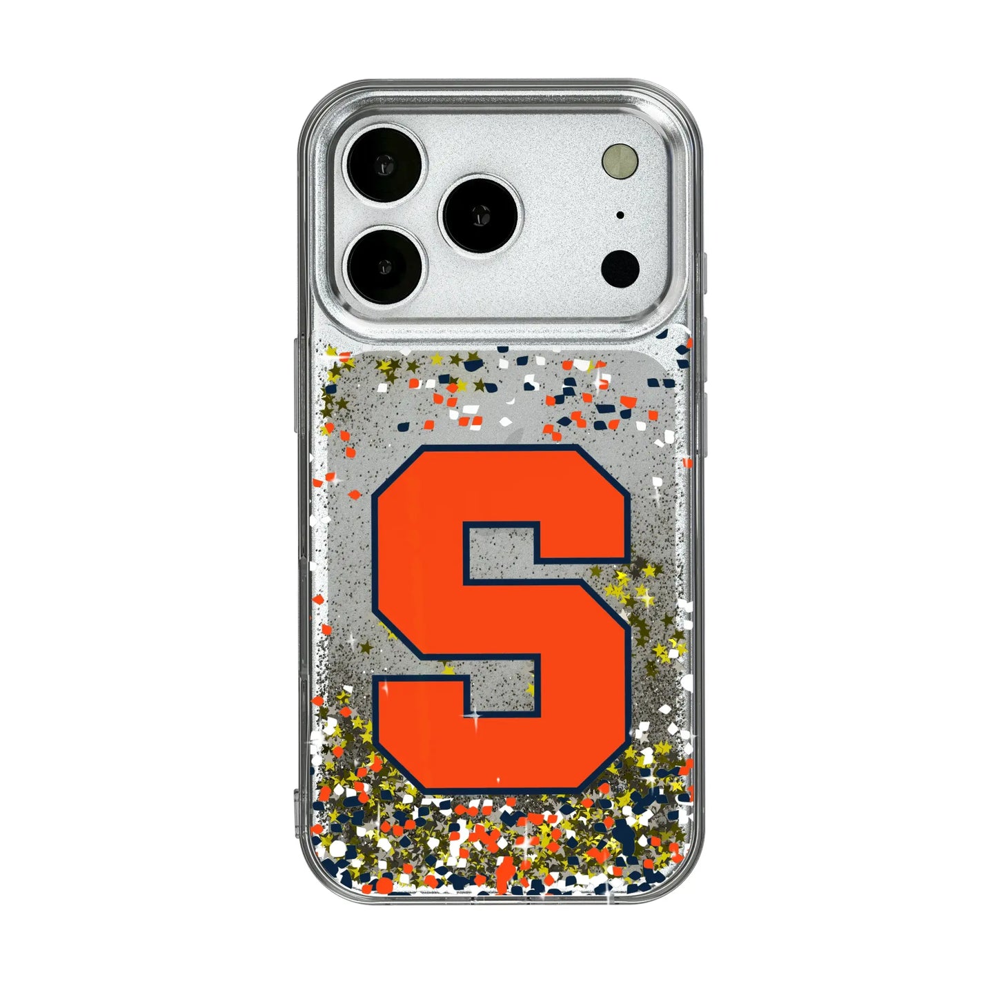 Syracuse University Orange Confetti Glitter Phone Case for Apple iPhone
