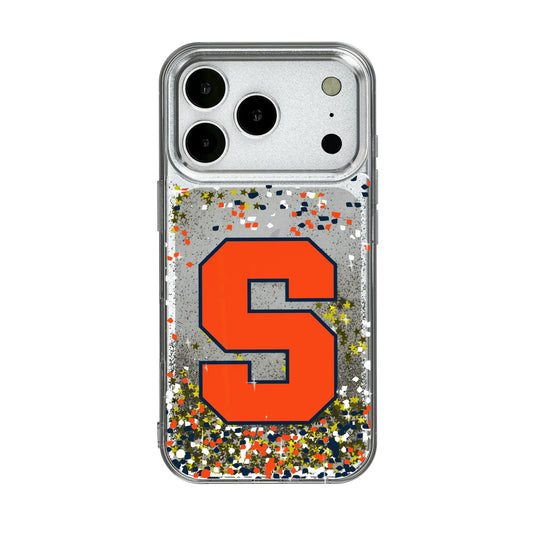Syracuse University Orange Confetti Glitter Phone Case for Apple iPhone