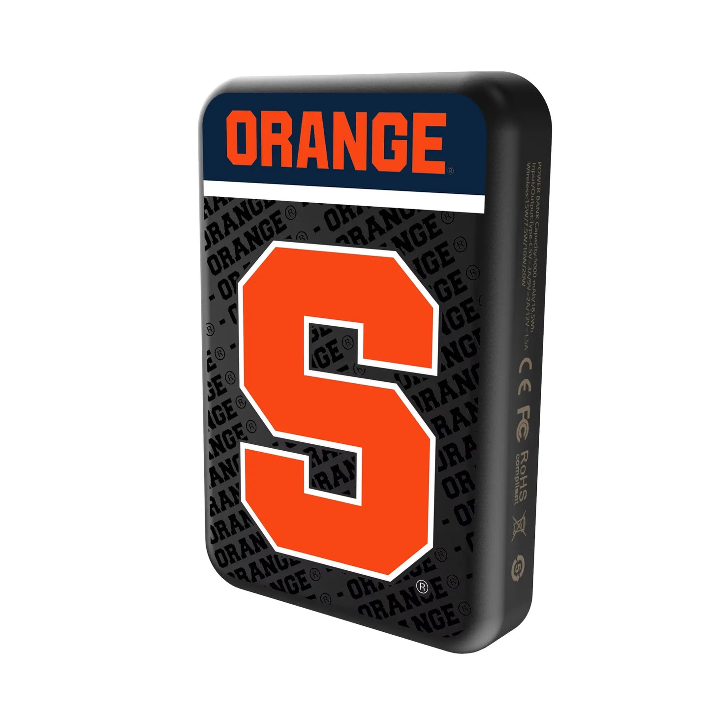 Syracuse University Orange Endzone Plus Wireless Mag Power Bank