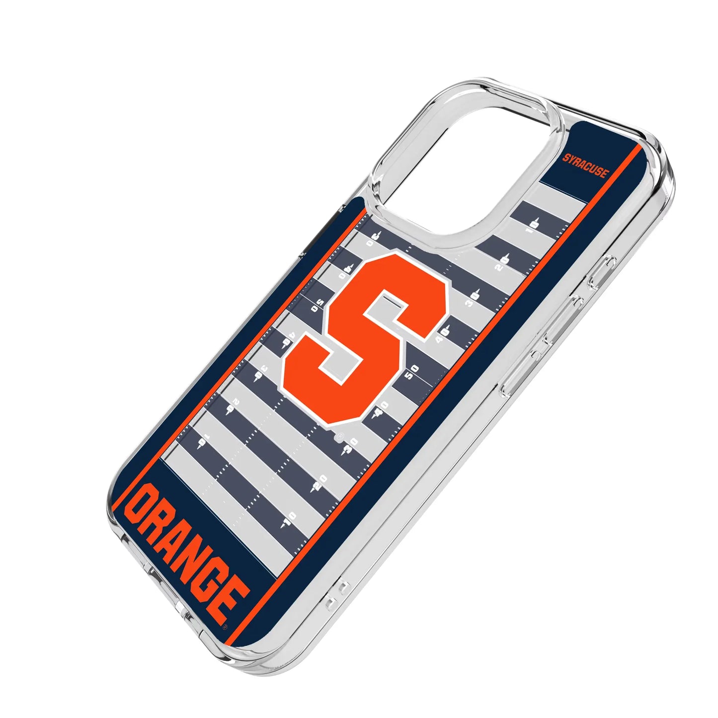 Syracuse University Orange Field Clear Phone Case for Apple iPhone
