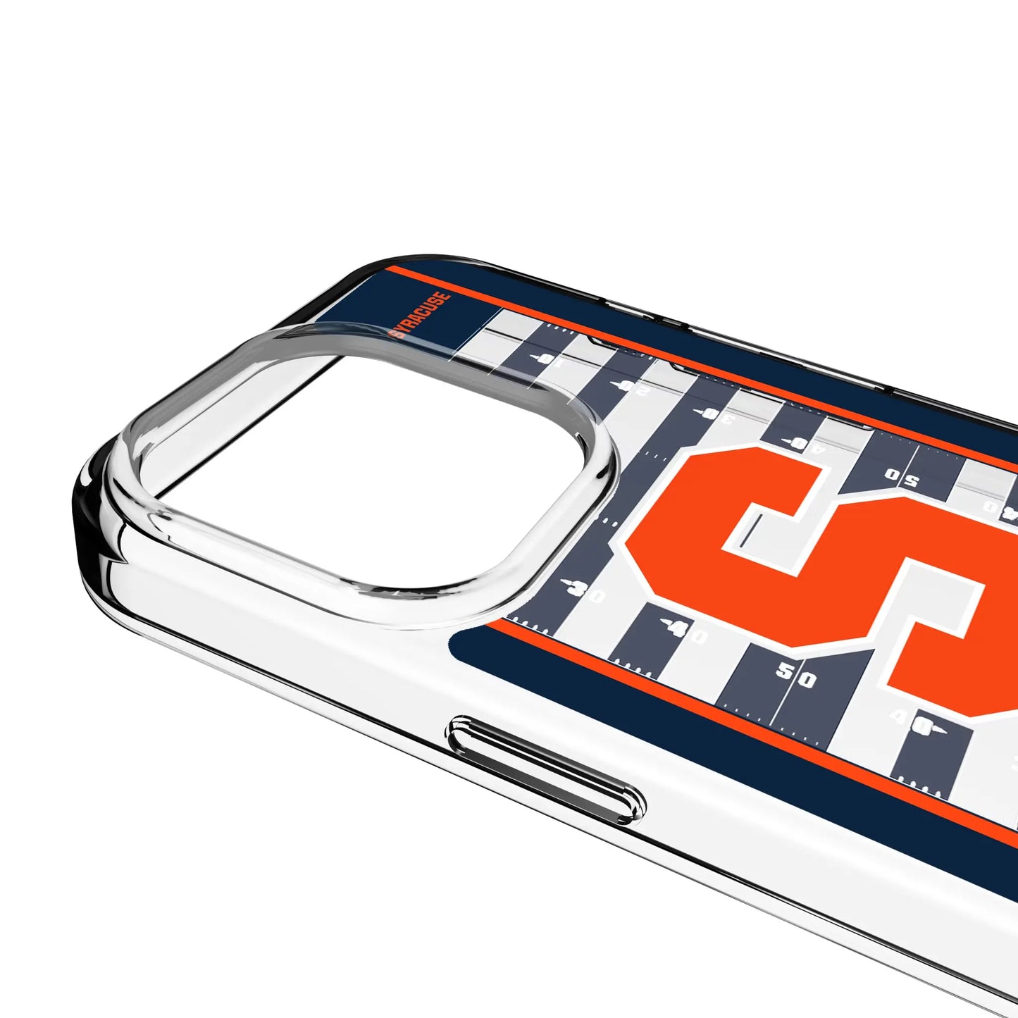 Syracuse University Orange Field Clear Phone Case for Apple iPhone
