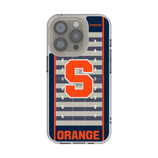 Syracuse University Orange Field Clear Phone Case for Apple iPhone