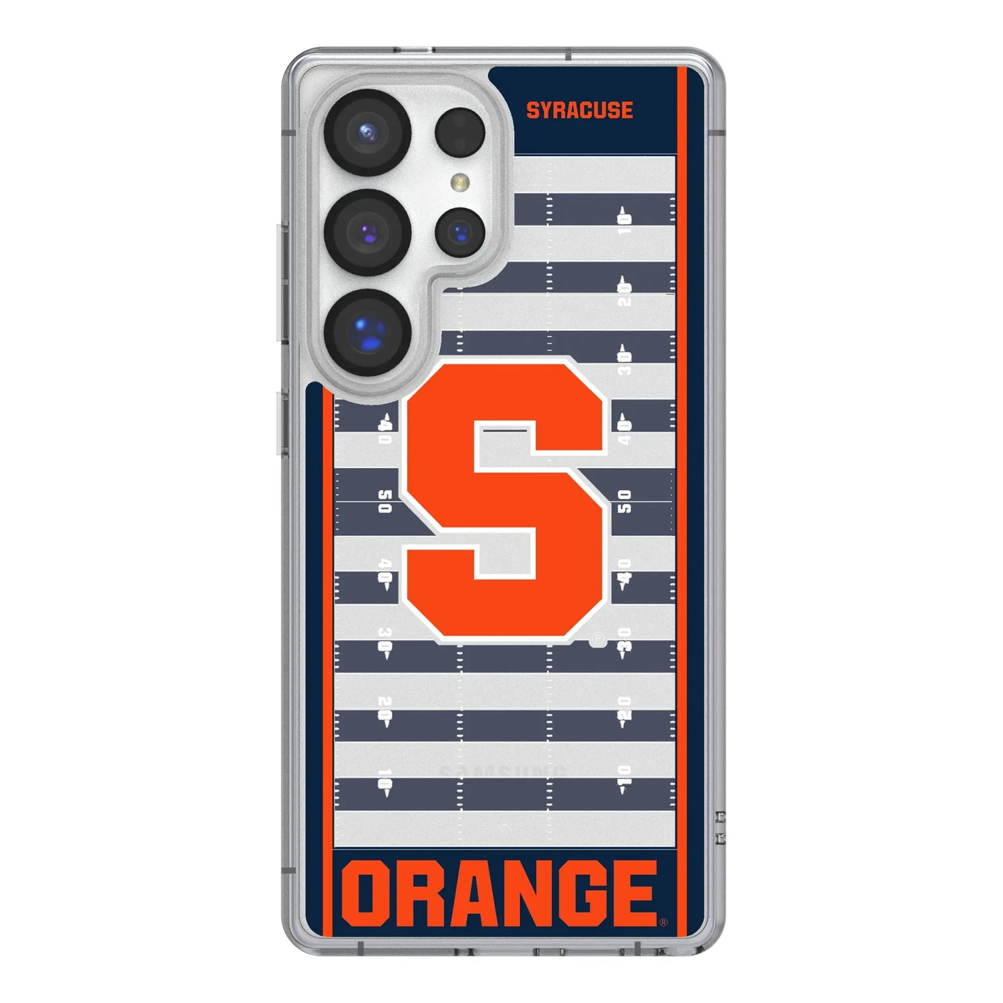 Syracuse University Orange Field Clear Phone Case for Samsung Galaxy