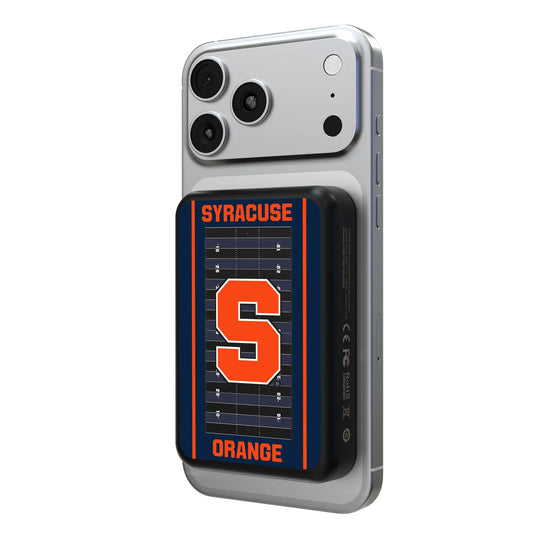 Syracuse University Orange Field Wireless Mag Power Bank