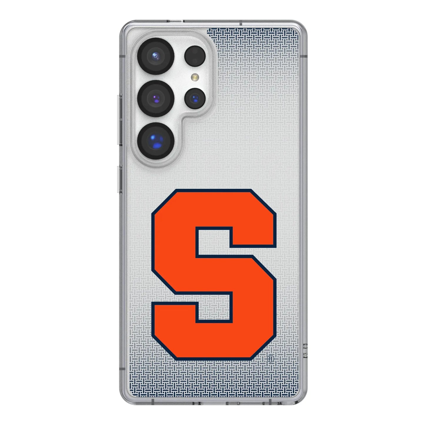 Syracuse University Orange Linen Clear Phone Case for Samsung Galaxy