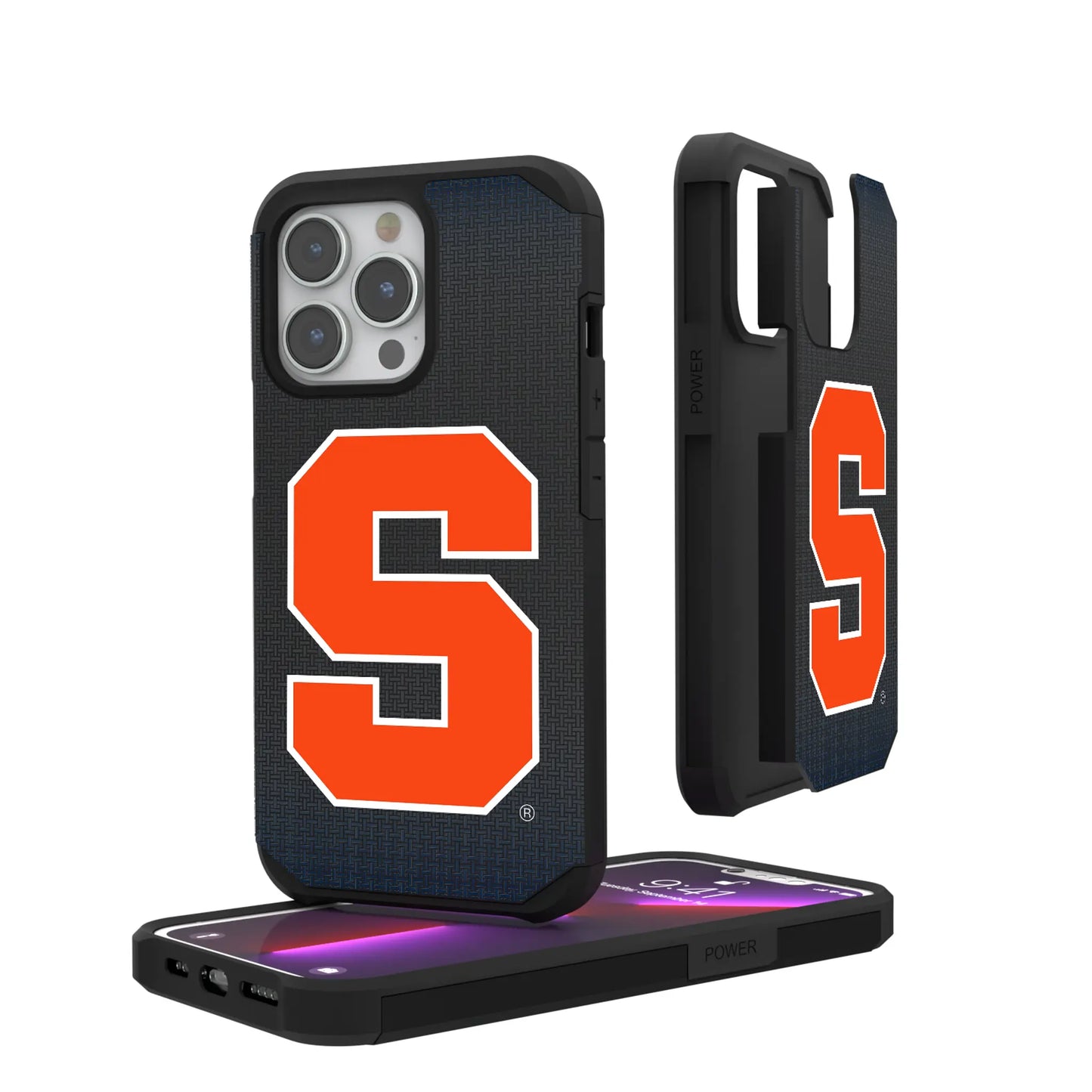 Syracuse University Orange Linen Rugged Phone Case for Apple iPhone
