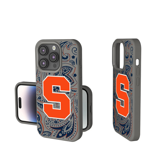 Syracuse University Orange Paisley Soft Touch Phone Case for Apple iPhone
