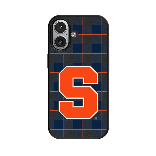 Syracuse University Orange Plaid MagSafe Compatible Phone Case for Apple iPhone