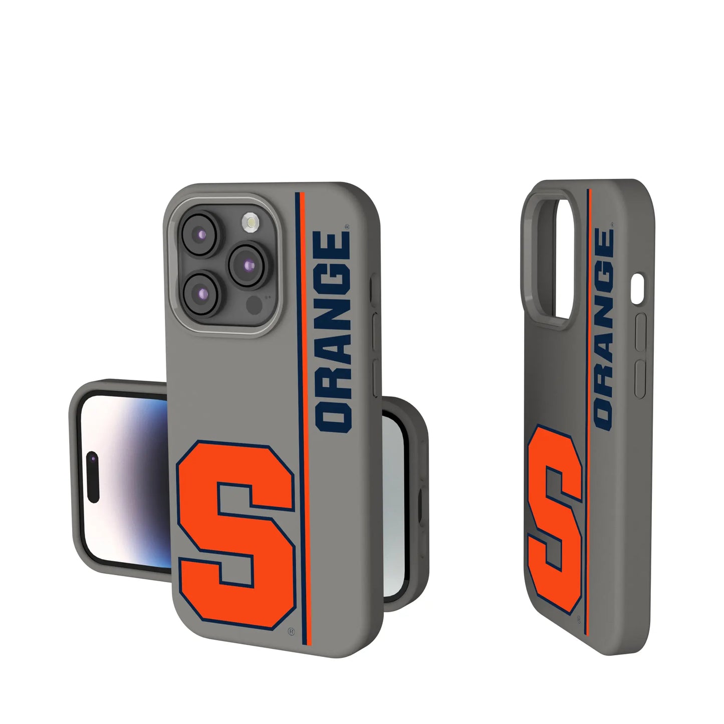 Syracuse University Orange Sidebar Soft Touch Phone Case for Apple iPhone