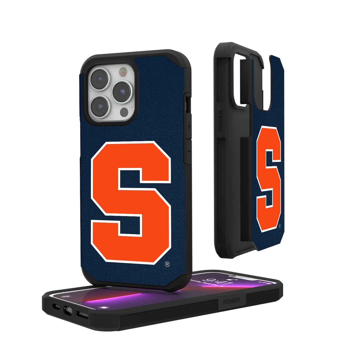 Syracuse University Orange Solid Rugged Phone Case for Apple iPhone