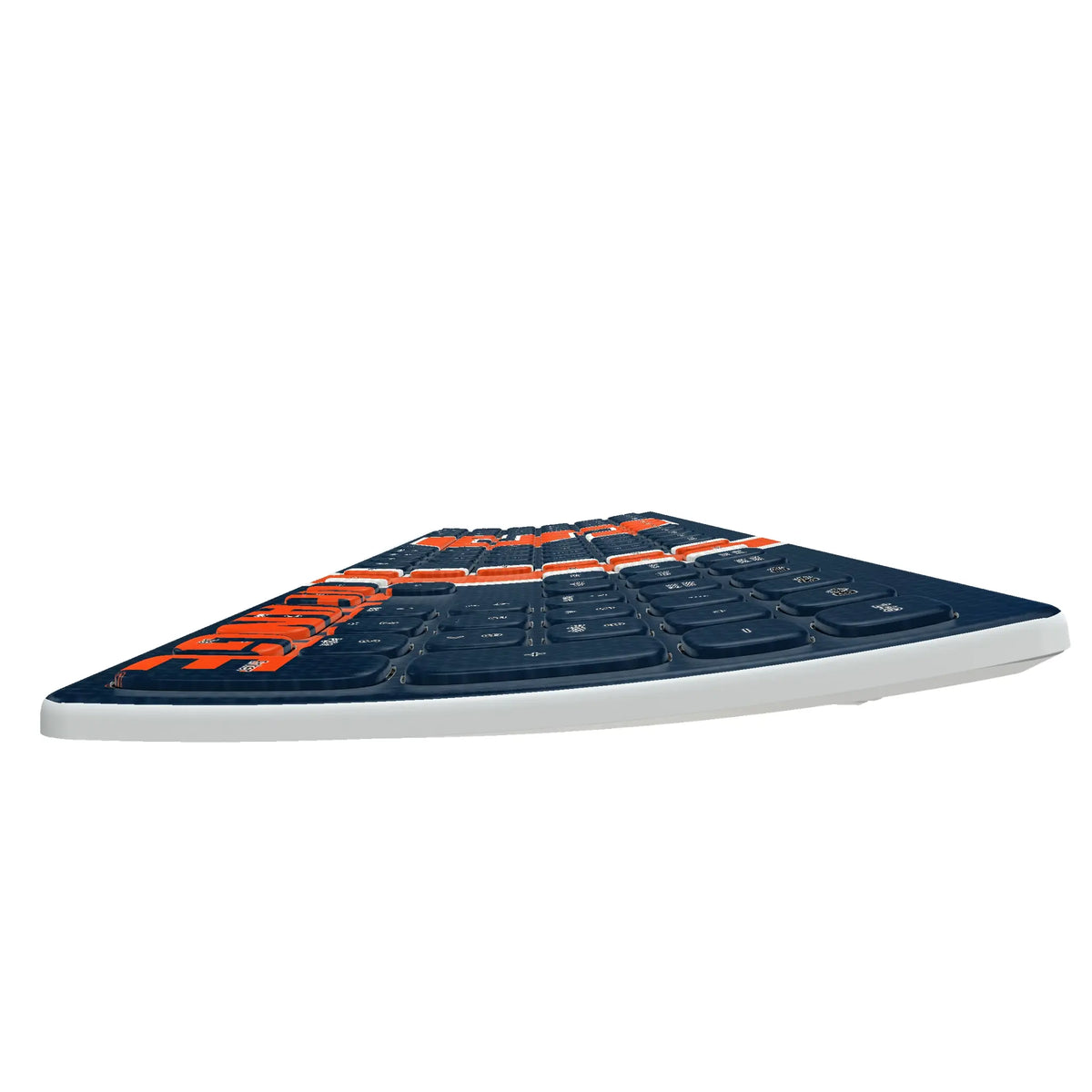 Syracuse University Orange Stripe Curved Wireless Keyboard