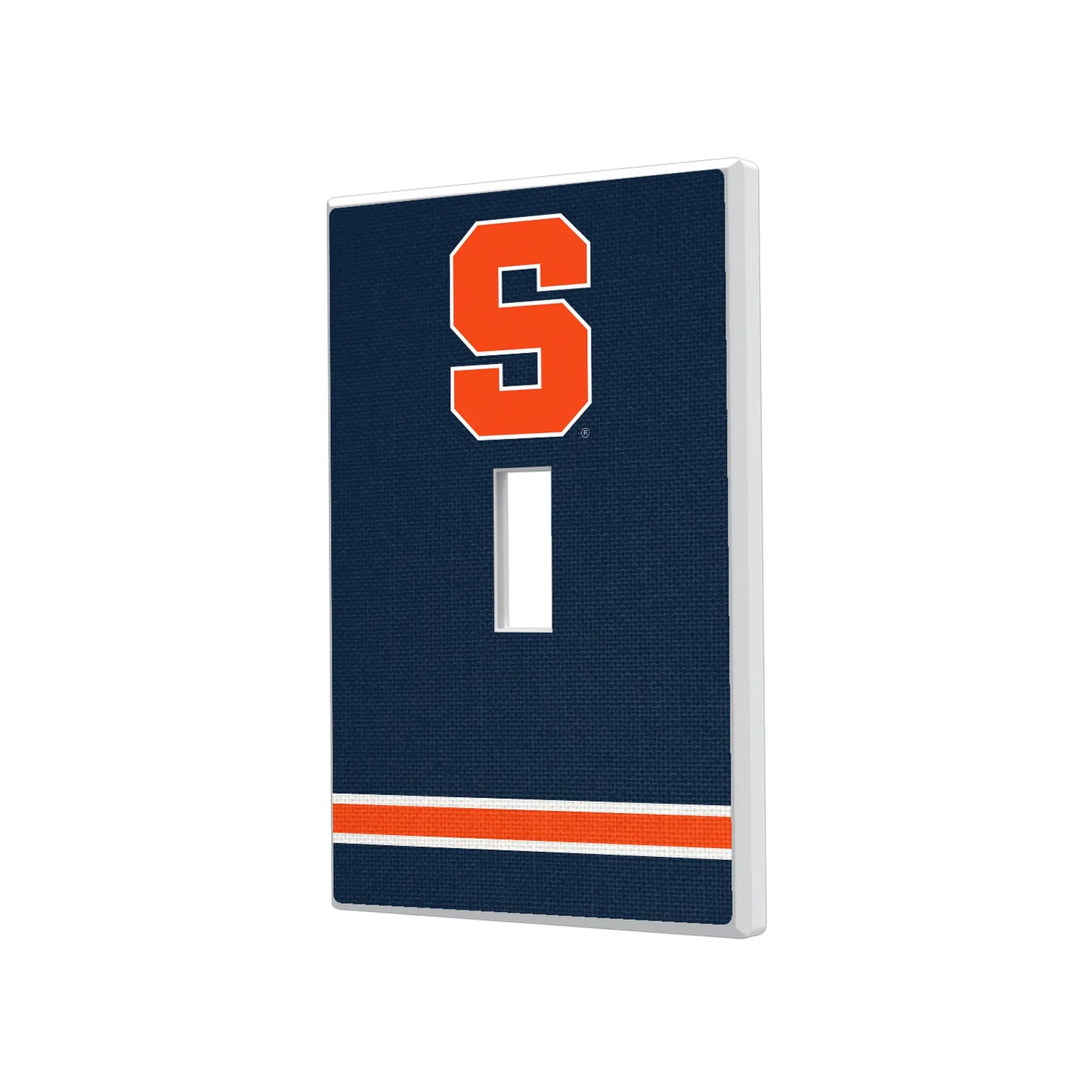 Syracuse University Orange Stripe Hidden-Screw Light Switch Plate