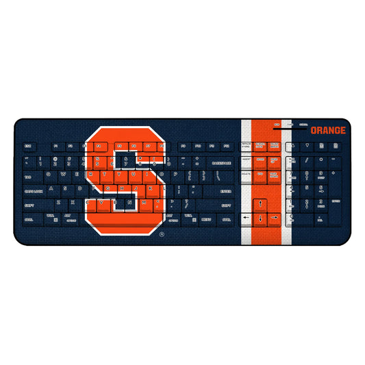 Syracuse University Orange Stripe Wireless USB Keyboard