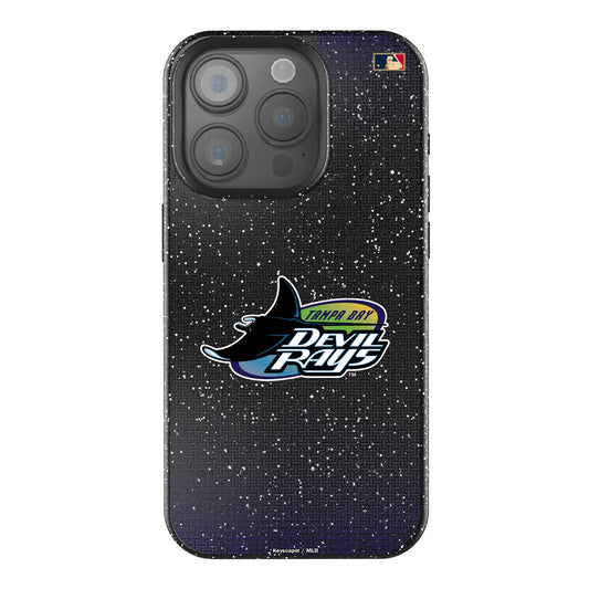Tampa Bay 1998-2000 - Cooperstown Collection Linen Black Bling Phone Case for Apple iPhone