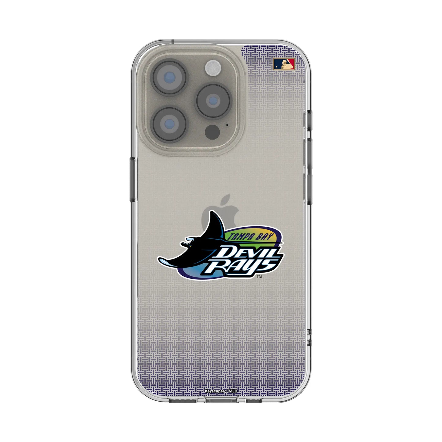 Tampa Bay 1998-2000 - Cooperstown Collection Linen Clear Phone Case for Apple iPhone