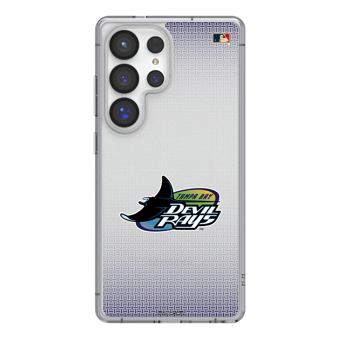 Tampa Bay 1998-2000 - Cooperstown Collection Linen Clear Phone Case for Samsung Galaxy