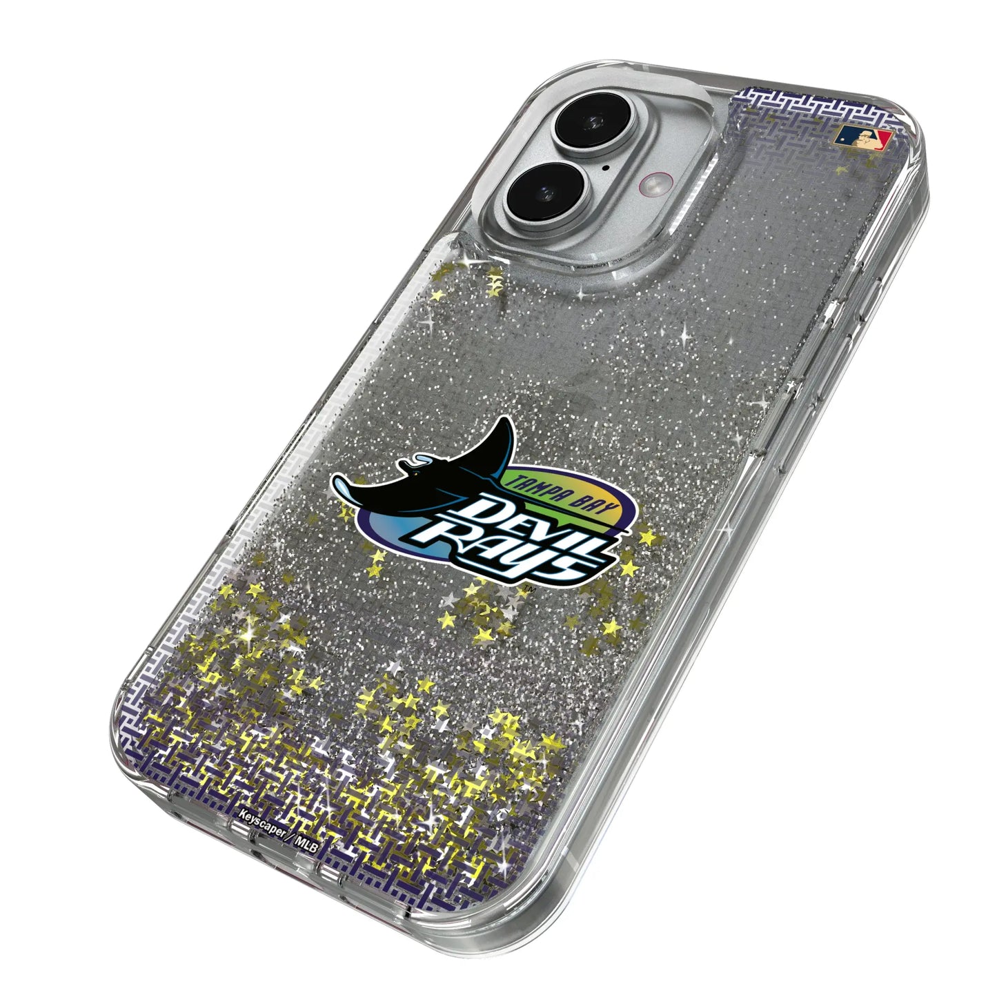 Tampa Bay 1998-2000 - Cooperstown Collection Linen Glitter Phone Case for Apple iPhone