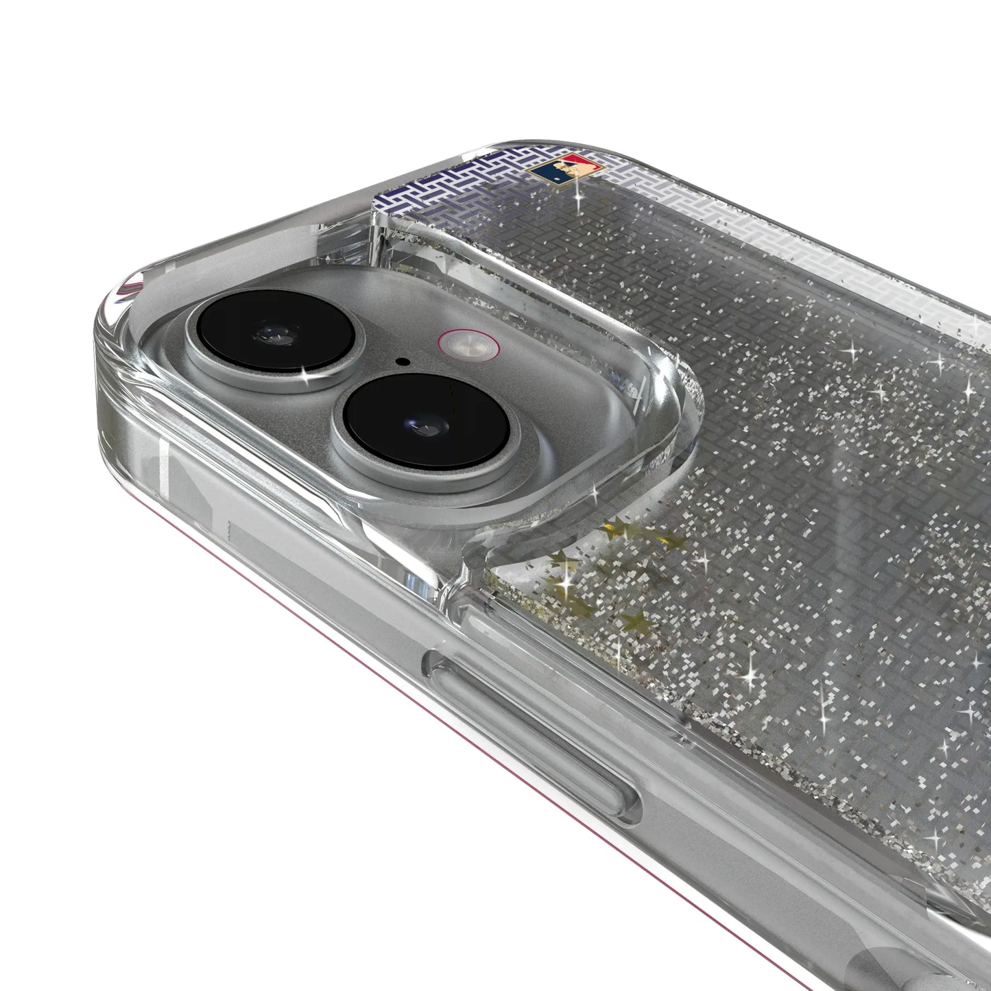 Tampa Bay 1998-2000 - Cooperstown Collection Linen Glitter Phone Case for Apple iPhone