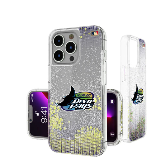Tampa Bay 1998-2000 - Cooperstown Collection Linen Glitter Phone Case for Apple iPhone