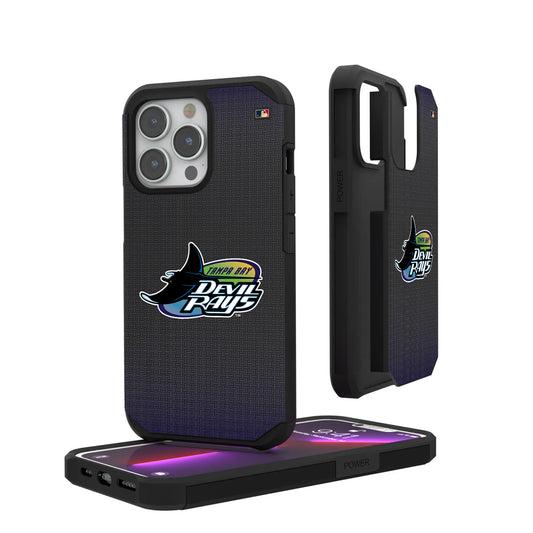 Tampa Bay 1998-2000 - Cooperstown Collection Linen Rugged Phone Case for Apple iPhone