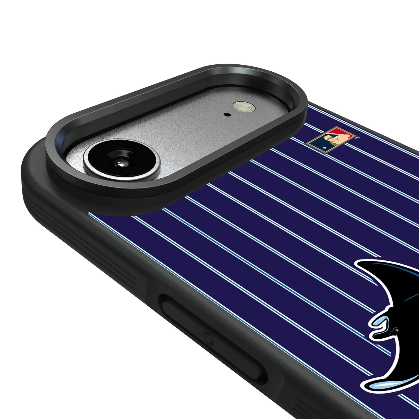 Tampa Bay 1998-2000 - Cooperstown Collection Pinstripe Bump Phone Case for Apple iPhone
