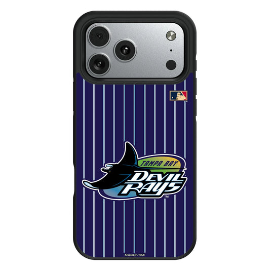 Tampa Bay 1998-2000 - Cooperstown Collection Pinstripe Bump Phone Case for Apple iPhone