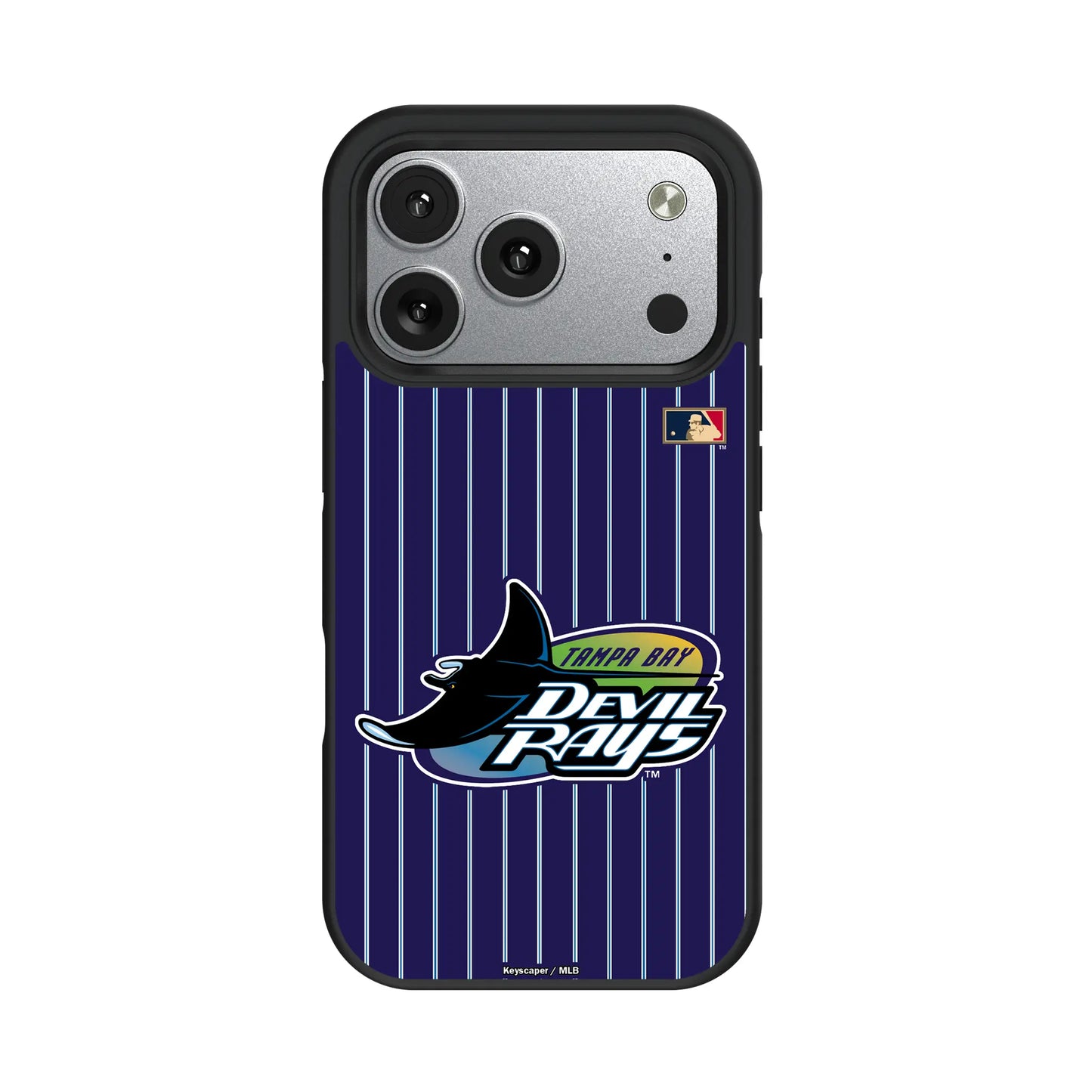 Tampa Bay 1998-2000 - Cooperstown Collection Pinstripe Bump Phone Case for Apple iPhone