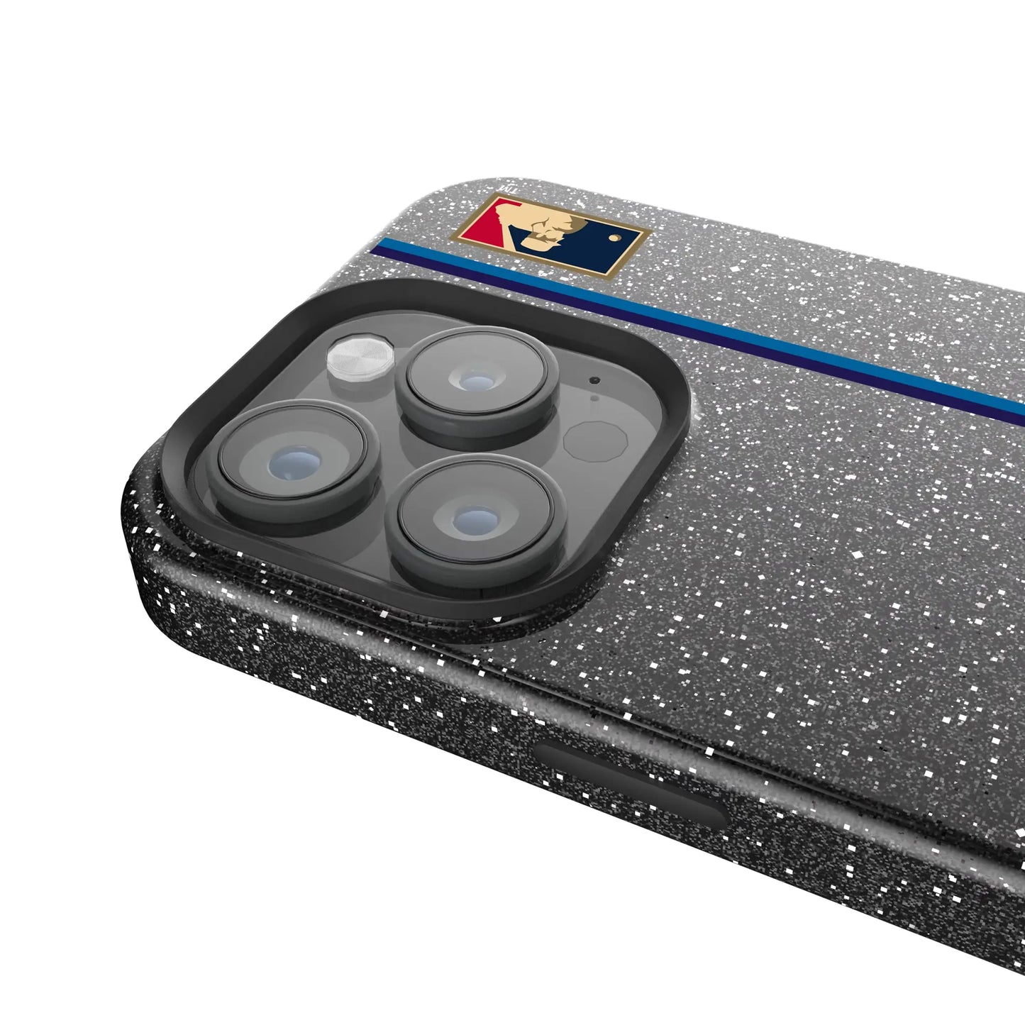 Tampa Bay 1998-2000 - Cooperstown Collection Sidebar Black Bling Phone Case for Apple iPhone