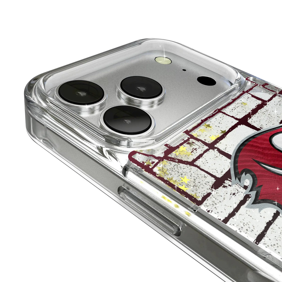Tampa Bay Buccaneers Brick Glitter Phone Case for Apple iPhone
