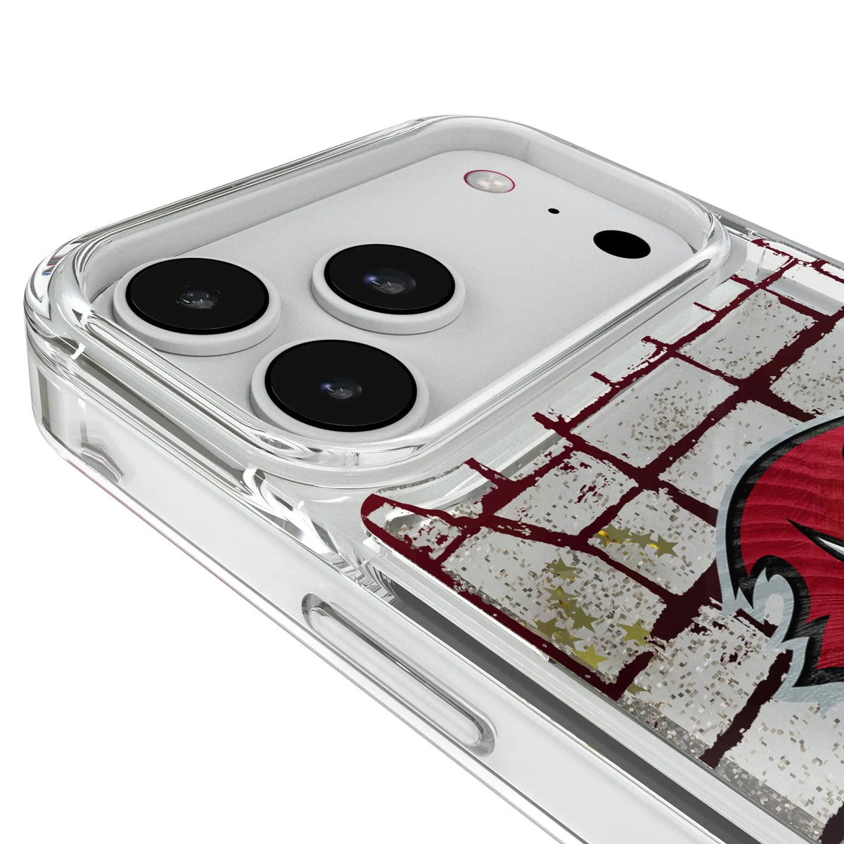 Tampa Bay Buccaneers Brick Glitter Phone Case for Apple iPhone