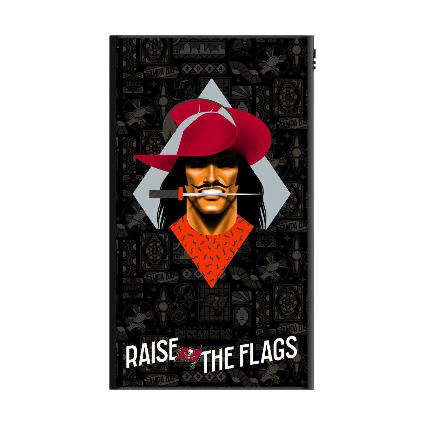 Tampa Bay Buccaneers Deco 5000mAh Flat Powerbank