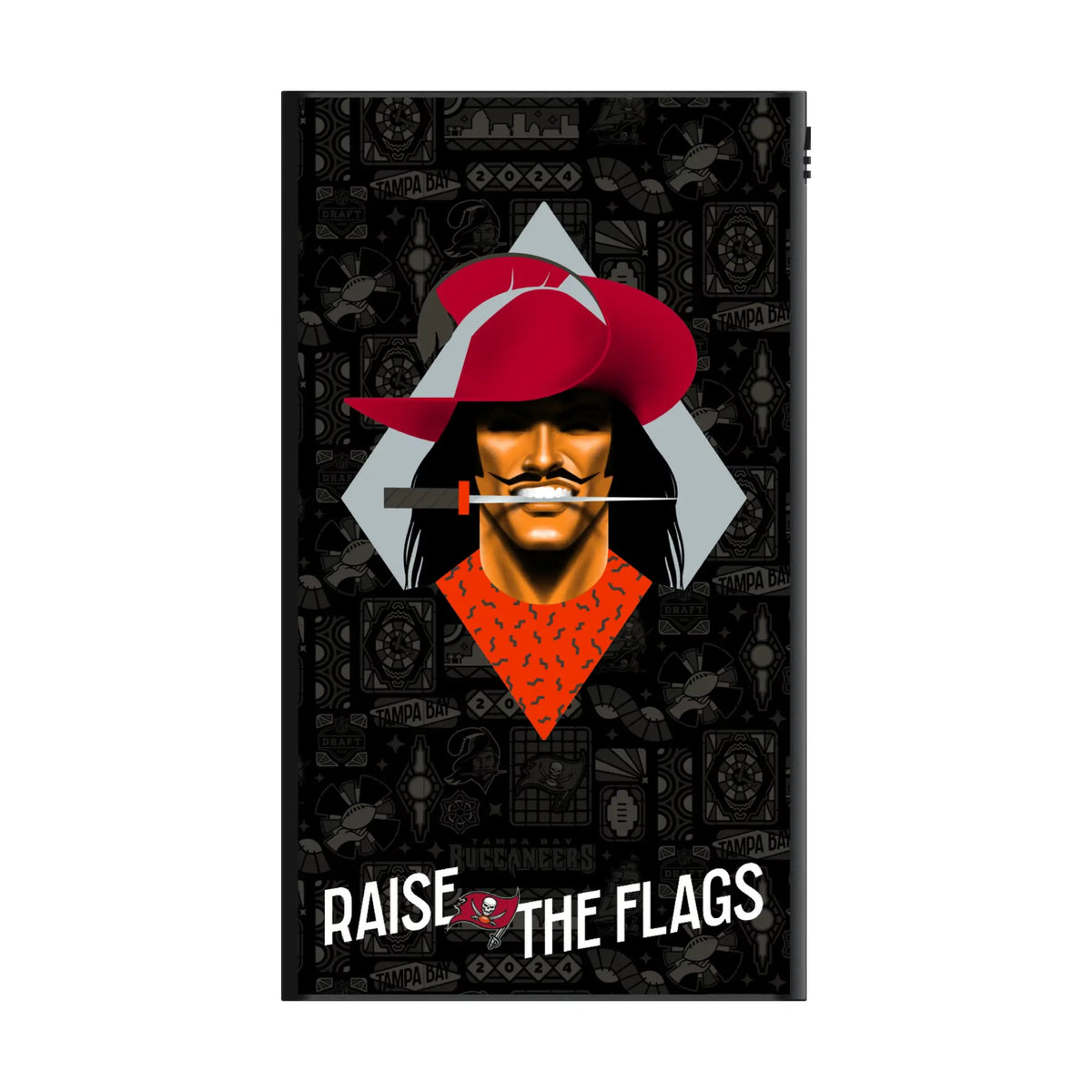 Tampa Bay Buccaneers Deco 5000mAh Flat Powerbank