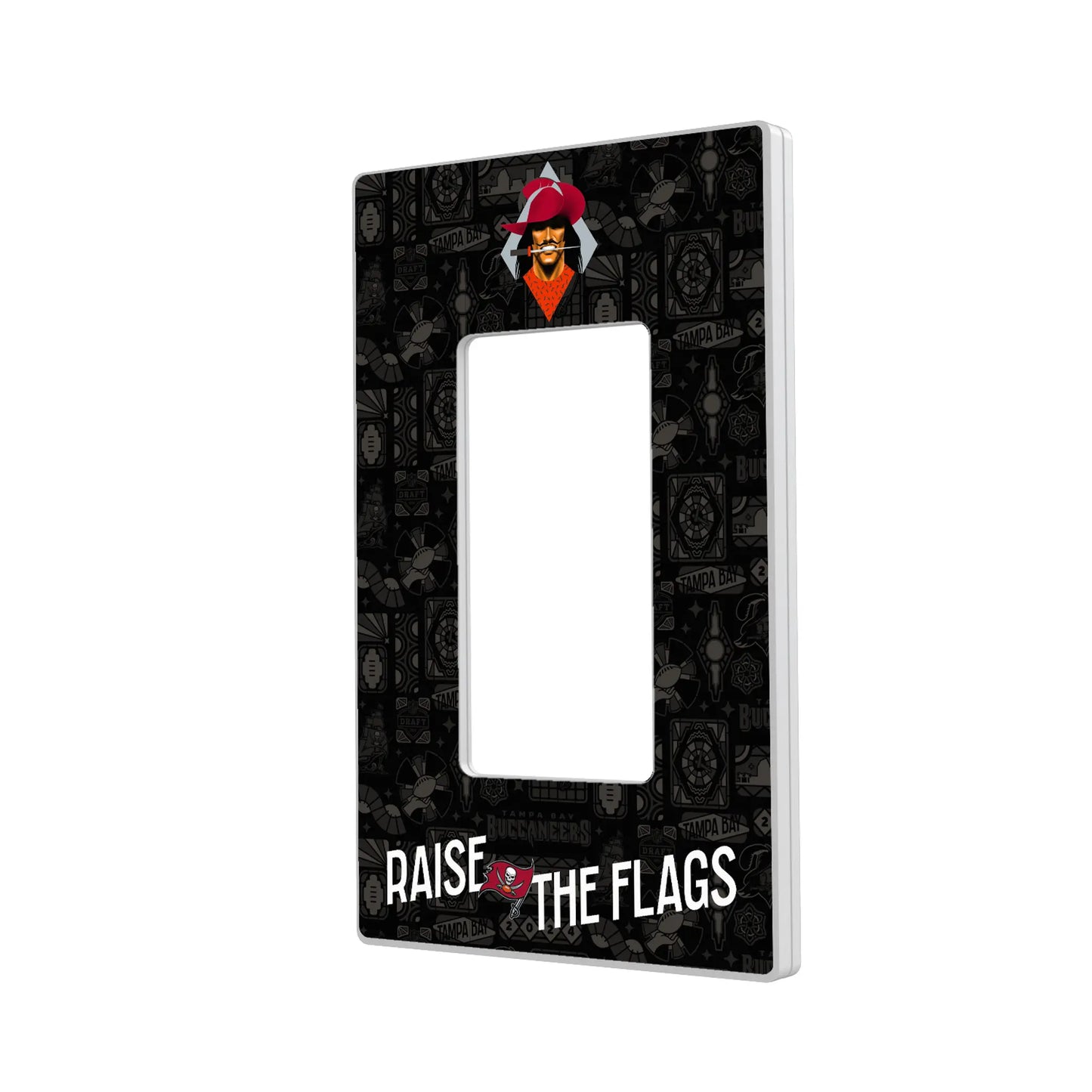 Tampa Bay Buccaneers Deco Hidden-Screw Light Switch Plate