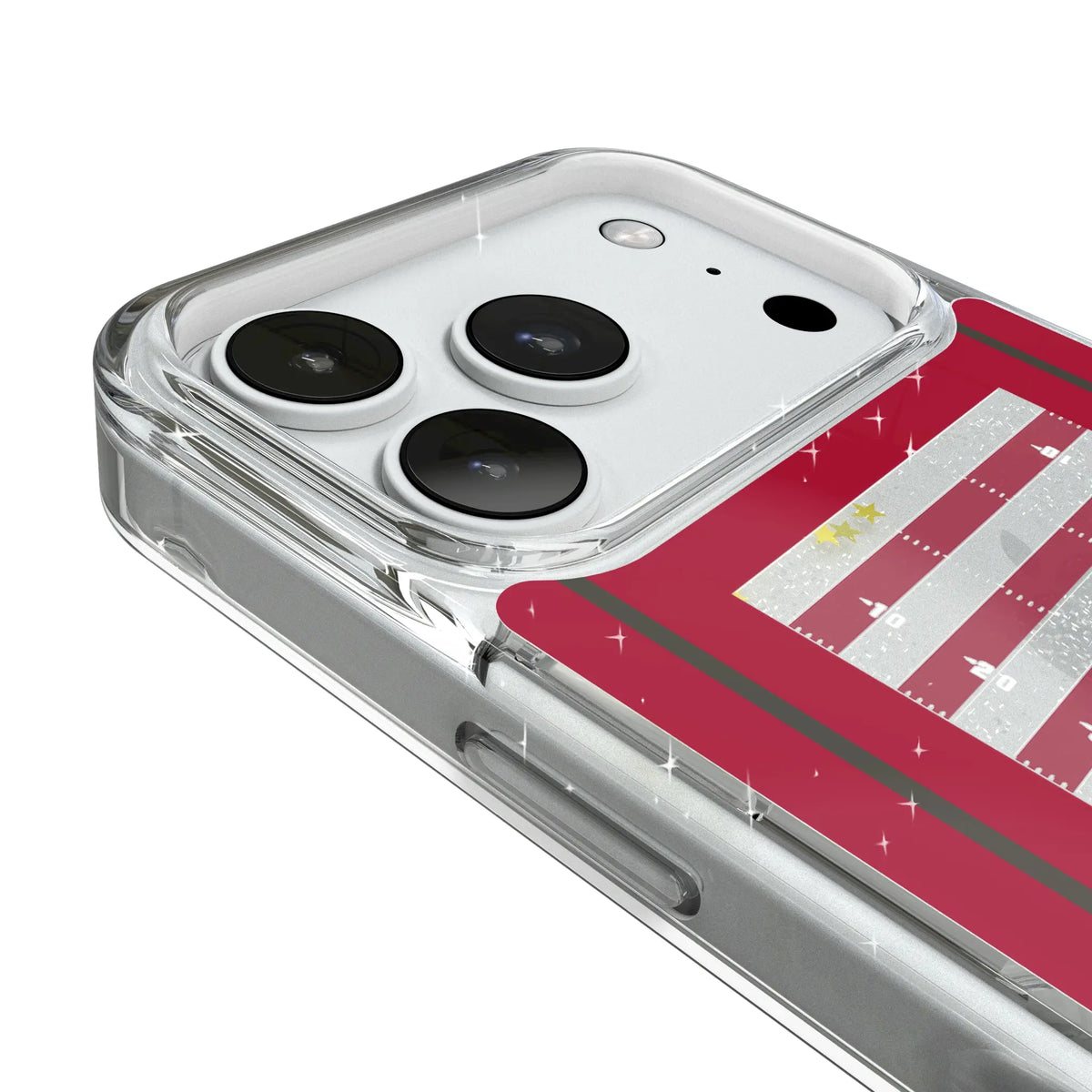 Tampa Bay Buccaneers Field Glitter Phone Case for Apple iPhone