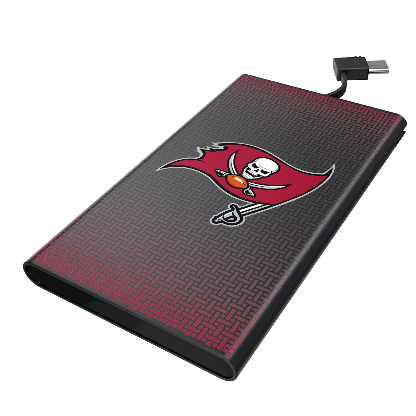 Tampa Bay Buccaneers Linen 5000mAh Flat Powerbank