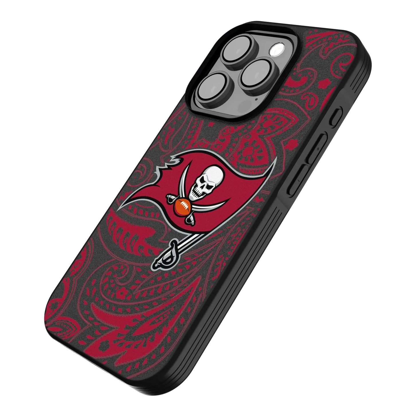 Tampa Bay Buccaneers Paisley Bump Phone Case for Apple iPhone