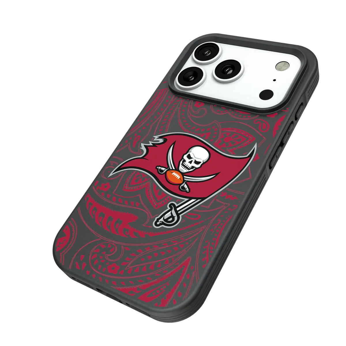 Tampa Bay Buccaneers Paisley Bump Phone Case for Apple iPhone