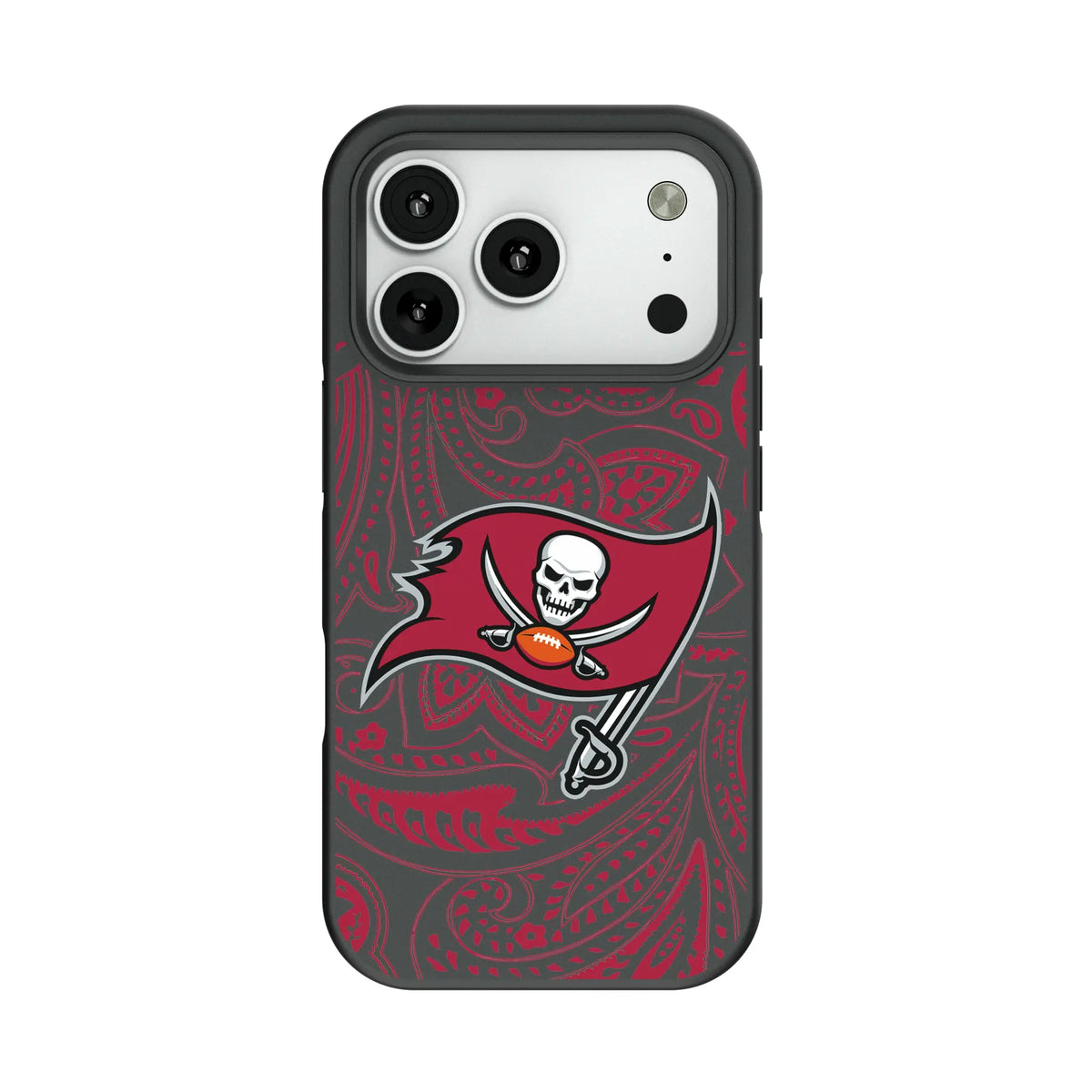 Tampa Bay Buccaneers Paisley Bump Phone Case for Apple iPhone