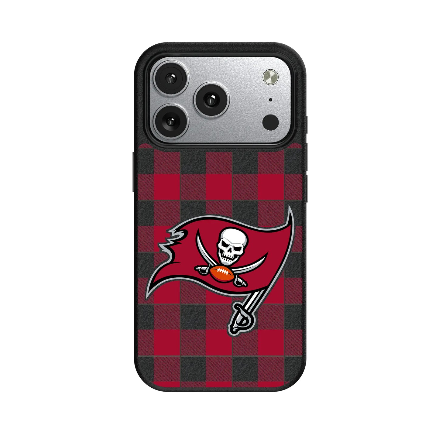 Tampa Bay Buccaneers Plaid MagSafe Compatible Phone Case for Apple iPhone