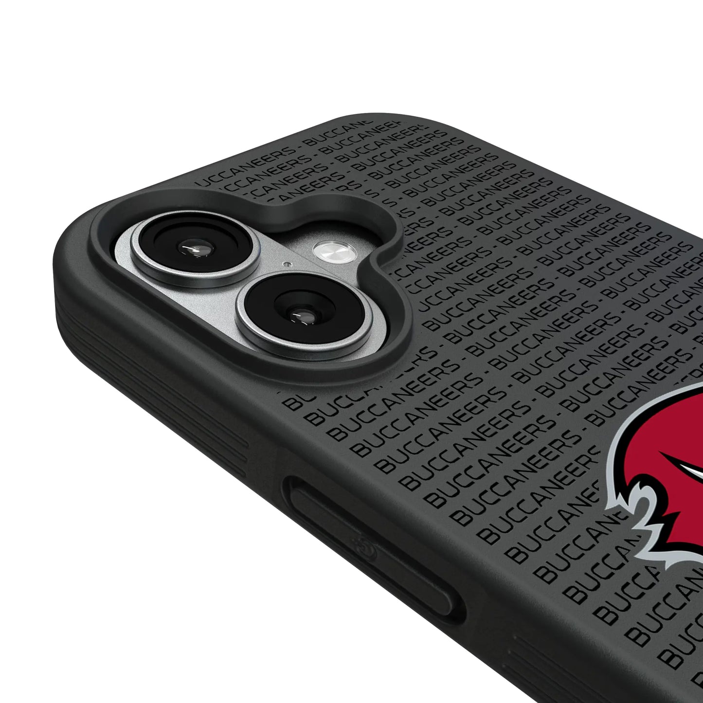 Tampa Bay Buccaneers Text Backdrop Bump Phone Case for Apple iPhone