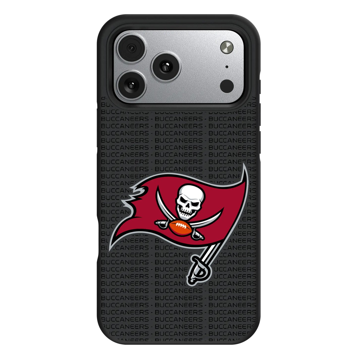 Tampa Bay Buccaneers Text Backdrop Bump Phone Case for Apple iPhone