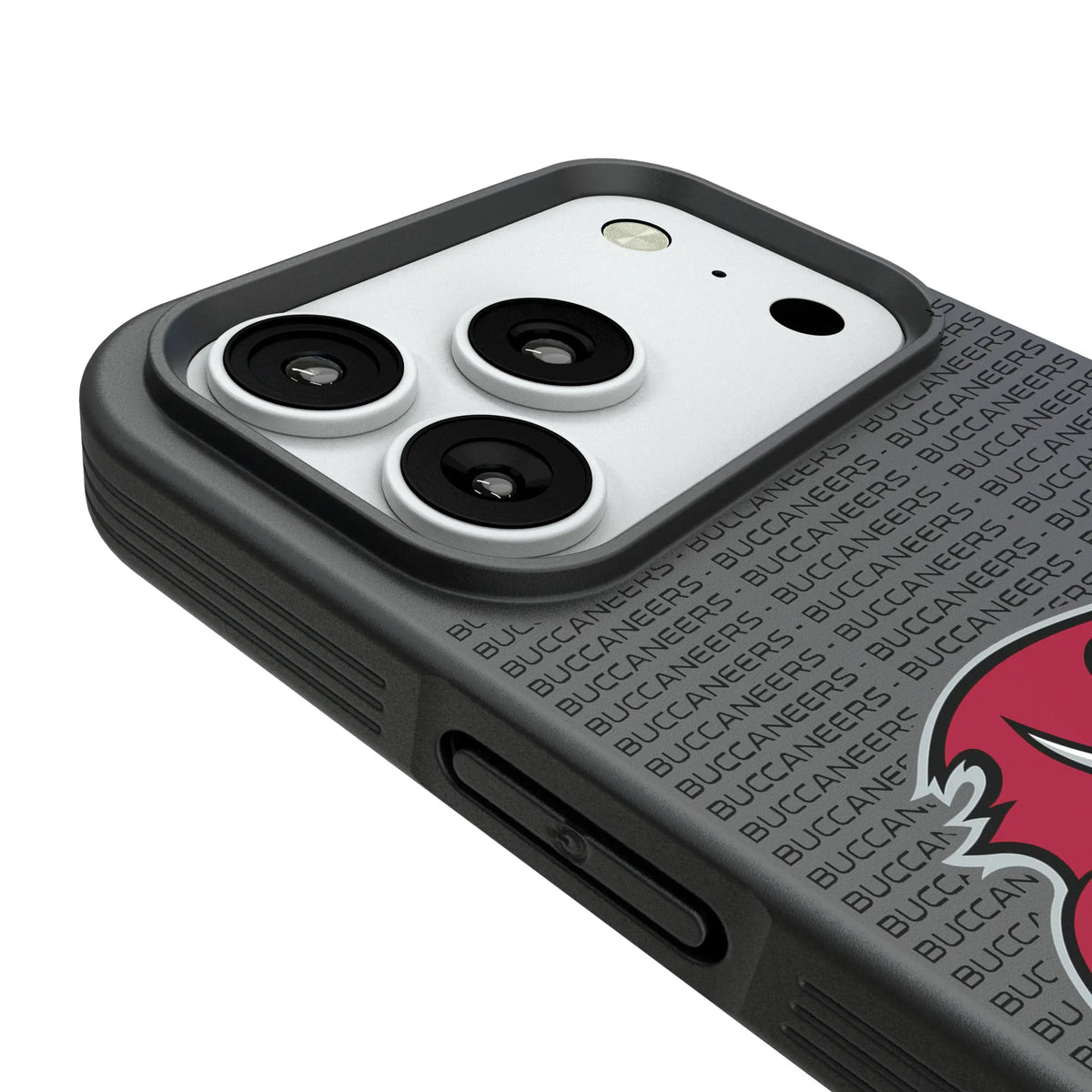 Tampa Bay Buccaneers Text Backdrop Bump Phone Case for Apple iPhone