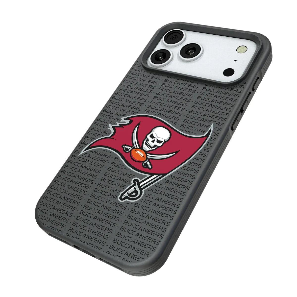 Tampa Bay Buccaneers Text Backdrop Bump Phone Case for Apple iPhone