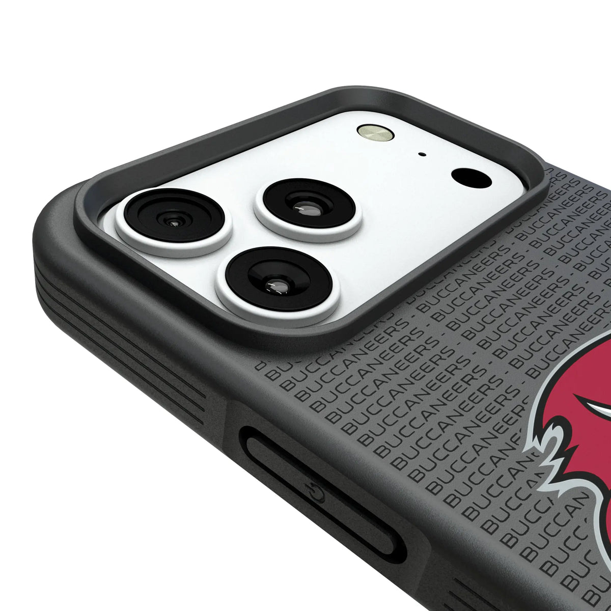 Tampa Bay Buccaneers Text Backdrop Bump Phone Case for Apple iPhone