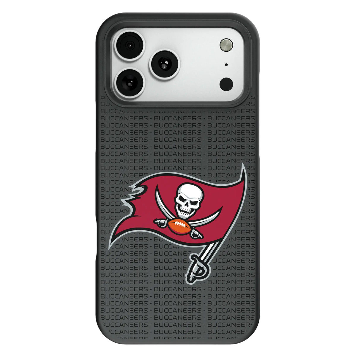 Tampa Bay Buccaneers Text Backdrop Bump Phone Case for Apple iPhone