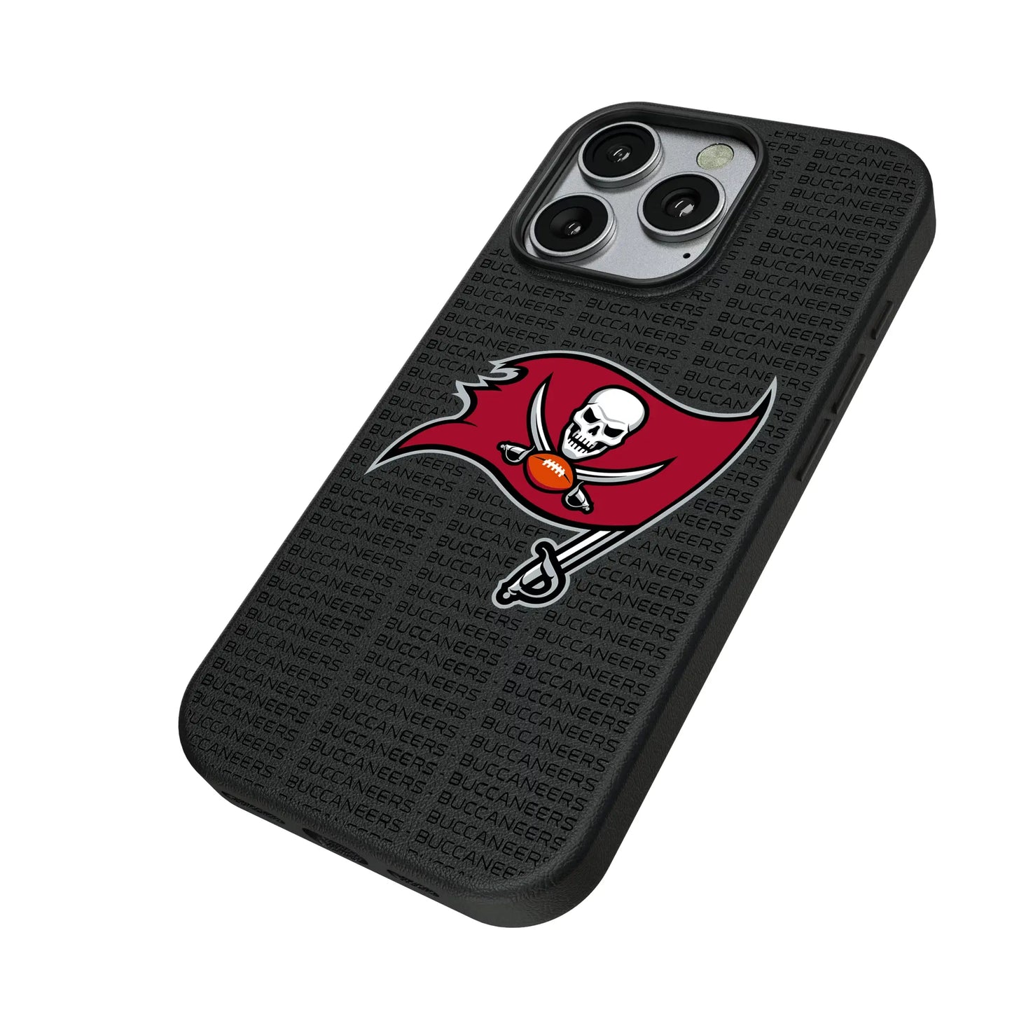 Tampa Bay Buccaneers Text Backdrop MagSafe Compatible Phone Case for Apple iPhone
