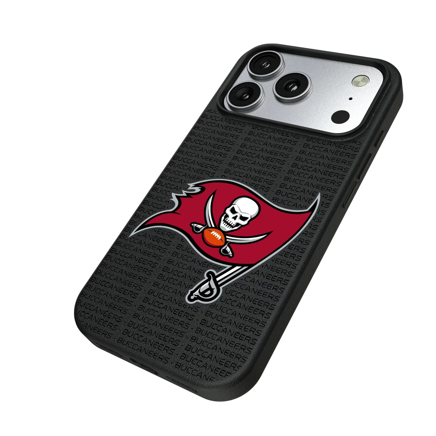 Tampa Bay Buccaneers Text Backdrop MagSafe Compatible Phone Case for Apple iPhone