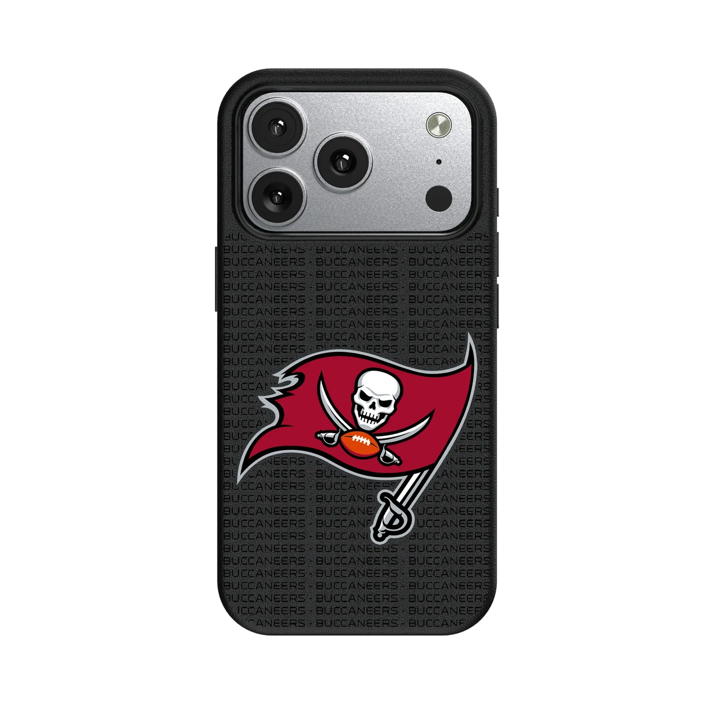 Tampa Bay Buccaneers Text Backdrop MagSafe Compatible Phone Case for Apple iPhone