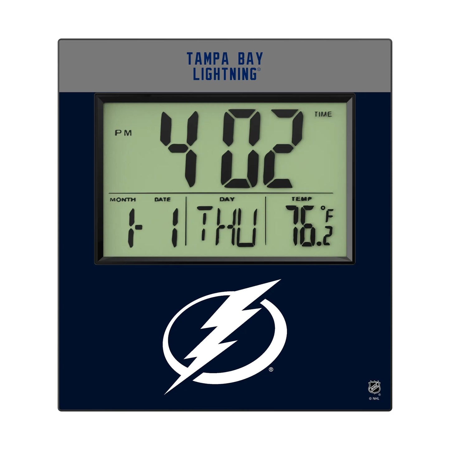 Tampa Bay Lightning Color Block Wall Clock