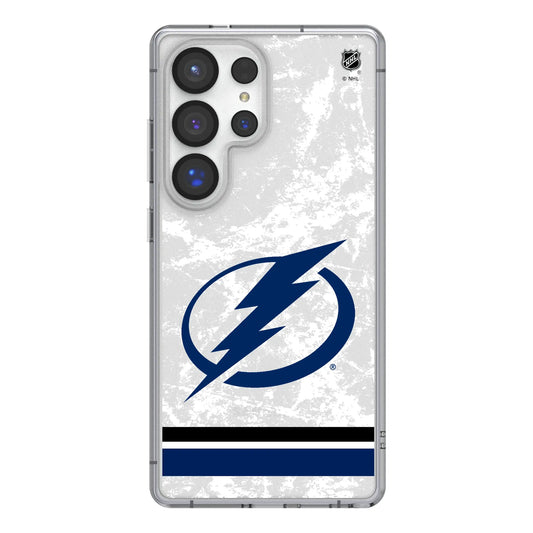 Tampa Bay Lightning Ice Stripe Clear Phone Case for Samsung Galaxy